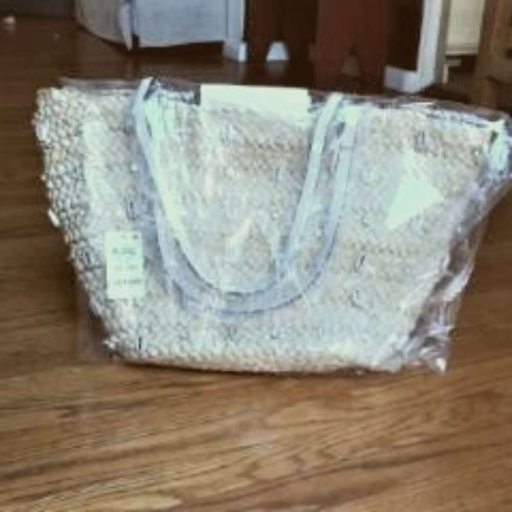 International Concepts (INC) Straw Kourtney Tote